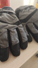 目丸保暖手套男女户外冬天骑行防寒风加绒厚触屏女防水冬季棉滑雪手套 9#深灰色 深度暖手套-男款 实拍图