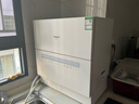 松下（Panasonic）台式洗碗机【二代独立烘干】 软水系统 80℃高温除菌 洗烘一体 热风烘干 家用台面独立式刷碗机H1D 实拍图