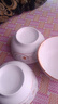 陶瓷碗家用喜庆乔迁新居碗碟餐具套装岁月静好饭碗 岁月静好3碗 实拍图