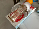 贝亲（Pigeon）自然离乳PPSU重力球吸管奶瓶双把手330ml12月+(附带奶嘴12月*2支) 实拍图