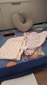 亿年鑫中老年秋裤女纯棉高腰妈妈老式宽松线裤老年人单件大码薄款保暖裤 粉花+肉花 2XL 体重120-140斤 实拍图