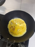 三禾炒锅无涂层钛铁不粘锅炒菜锅钛铁炒锅氮化防锈有钛铁锅平底32cm 实拍图