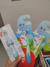 舒客宝贝（sakykids）儿童牙刷4支装（2-6岁）小刷头牙刷软毛护龈健齿刷熊熊刷颜色随机 实拍图