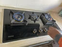 东洋TOYO日本三眼燃气灶猛火炉具三头炉天然气四眼嵌入式灶具智能定时高端大尺寸欧式大开孔多眼煤气灶 上门测量服务 实拍图