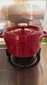 苏泊尔 SUPOR 珐琅锅汤锅24cm铸铁锅炖锅酒红ET24MF01-R  实拍图