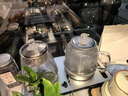丰谷全自动上水电热水壶 茶台烧水壶 家用办公嵌入式茶桌茶几一体机茶具电茶炉套装 1L （37*20cm）底部上水银色-蒸茶款 实拍图