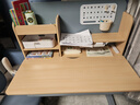 读书郎儿童学习书桌椅套装可升降中小学生桌椅子写字家用课桌香草蓝T12 1米楹木桌+光谱大路灯+追背椅蓝 实拍图