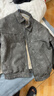 顶峰保罗（Dingfengbaoluo）美式PU皮夹克男秋冬季加绒加厚宽松高级保暖皮衣外套XHR72灰色M 实拍图