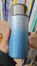 高颜值口袋杯茶水分离便携泡茶保温杯迷你高档商务水杯户外女士 云水蓝-300ml(覆钛层） 实拍图