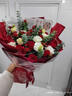 百花馆鲜花红玫瑰花满天星真花束生日礼物送女友表白老婆同城配送小时达 【初心不负】11朵红玫+桔梗+红豆|JD268 实拍图
