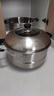 苏泊尔SUPOR 好帮手304不锈钢双层复底32cm蒸锅汤锅高拱盖蒸笼SZ32B5 实拍图
