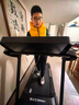 立久佳（lijiujia）跑步机家庭用智能降噪可折叠免安装走步机宽大跑台-暴汗猛犸 升级13°电动爬坡/67CM大跑台 实拍图