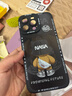 奶小鸭（NEYAA）适用苹果16promax手机壳 iphone16promax保护套全包硅胶防摔超薄创意卡通简约软壳男女款 石墨黑 实拍图