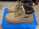 回力马丁靴子男复古高帮靴冬季男鞋东北雪地靴户外加厚抗寒棉鞋保暖鞋 0501/卡其单里 42 实拍图