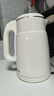 奥克斯（AUX）电热水壶家用大容量烧水壶暖水壶开水壶恒温壶电水瓶304不锈钢0胶水电水壶双层防烫保温壶 1.8L 【母婴级316不锈钢】 有家的地方就有奥克斯 实拍图