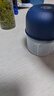 绞肉机小型打蒜器家用绞蒜切蒜器多功能辅食料理机电动蒜泥神器蒜蓉机自动切菜机压蒜器 宝蓝色- 0.26L （升级大电机） 实拍图
