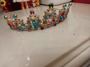 海伊朵大皇冠发箍儿童公主新娘水钻皇冠小女孩生日礼物舞台表演王冠头箍 珐琅彩 实拍图