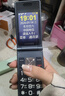 金立（Gionee）老年机4G全网通翻盖老年手机 超长待机 大字体大声音大按键学生大屏老年人专用功能机V16 黑色 实拍图