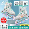 EVERVON轮滑鞋儿童EV088 男女八轮全闪旱冰鞋滑冰鞋附护具 M码 适34-37码 实拍图