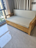 娴尚居 沙发床实木两用乳胶沙发床可折叠小户型客厅双人阳台坐卧两用 外径1.66米/内径1.48米-海绵款 升级带储物款/请备注颜色 实拍图