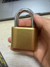 虎顿（HOTUN）密码挂锁 办公宿舍室内外大门锁大挂锁车厢门锁防盗锁具黄色MG15-24 实拍图
