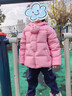巴拉巴拉童装宝宝羽绒服三防男童冬装女童连帽外套萌趣2025新款面包服外套 实拍图