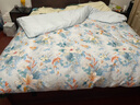 富安娜家纺纯棉床上四件套全棉床单被套双人加大床品套件1.8米床家居馆 实拍图