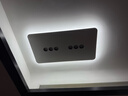 薄度创意led吸顶灯长方形无主灯客厅灯简约现代卧室灯超薄餐厅书房灯 90*50CM-白光-白框 实拍图