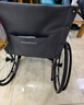 鱼跃(yuwell)轮椅车H051折叠老人轻便旅行手推车钢管免充气胎代步车 实拍图