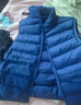 优衣库童装男女童PUFFTECH空气棉服可机洗背心马甲排骨棉服478124 66 蓝色 110 实拍图