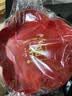 婚庆红干果盘家用客厅糖果盒带盖年货春节坚果瓜子零食水果收纳盒 花瓣果盘1个(22CM） 实拍图