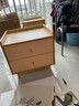 木匠印记 床头柜升级实木生态板带抽屉收纳柜储物型简斗柜小床边柜子 特惠【实木款】樱桃木色30*40*51 实拍图