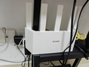 Tenda腾达路由器【千兆WiFi6+穿墙王】无线AX3000信号增强家用放大器Mesh限时补贴金榜一名云霄白立式 实拍图