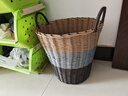 京惠思创脏衣篮浴室神器收纳篮收纳筐玩具收纳桶脏衣篓折叠洗衣篮棕色大号 实拍图