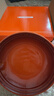 酷彩（Le Creuset）炻瓷16cm/18cm麦片碗 创意沙拉水果菜盘家用多功能碗渐变色餐具 18厘米麦片碗辣椒红（新） 实拍图