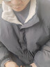 啄木鸟双面穿外套男秋冬季新款加厚棉服男士宽松棉袄棉衣男羽加绒服男装 黑色 2XL (建议165-185斤) 实拍图