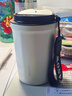 Vanow保温杯咖啡杯316不锈钢男女士高颜值学生便携水杯子 烟空白 实拍图