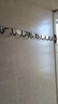 海立304不锈钢30601-10免打孔厨房墙壁挂钩连排粘钩浴室卫生间衣帽钩 实拍图