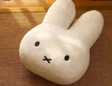 可爱Miffy米菲兔子玩偶卧室靠垫生日礼物床上靠枕沙发毛绒 米菲兔头抱枕 35cm*25cm 含枕芯 实拍图
