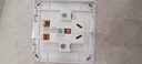德力西(DELIXI)明装开关插座面板 CD158系列 10A五孔插座 实拍图