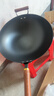 苏泊尔（SUPOR）铁锅无涂层炒锅真不锈家用炒菜锅爆炒锅铸铁防粘锅燃气电磁炉通用 4-7人使用  【带副把手】 34cm 实拍图