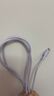 ANKER安克 充电线【MFi认证】苹果iphone11/12/13/14手机充电器3Atype-c转lightning快充数据线 1.8m紫 实拍图