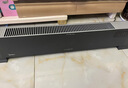 美的（Midea）【语音加湿】石墨烯踢脚线取暖器/家用电热电暖器/浴室电暖气/全屋升温速热烤火炉遥控省电HDT22HS 实拍图