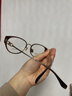 BOLON暴龙眼镜【杨紫同款】近视眼镜框优雅猫眼光学镜女可配度数BA6019 B21 冷茶棕 单镜框 实拍图