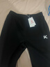 安踏加绒运动长裤卫裤男士KT系列冬季针织宽松休闲收口束脚裤子男 实拍图