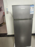 荣事达（Royalstar）小冰箱小型家用出租房双门一级能效宿舍冷藏冷冻两用节能电冰箱 86A158【一级能效】【三天不到1度电】灰 实拍图