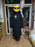 QYGY东北加厚白鹅绒羽绒服女长款过膝新款超厚极寒工装毛领派克服外套 女士黑色 真貉子大毛领 M  90鹅绒420g（建议100-123斤） 实拍图