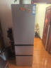 海尔（Haier）「真省电」310L三门冰箱黑金净化一级能效风冷无霜BCD-310WGHD3E7WV(银)国家补贴 实拍图