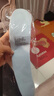家居饰品马桶坐垫通用座便套粘贴式毛绒马桶垫垫子无痕马桶贴圈垫 -纯色款-蓝色（1对装） 无规格 实拍图