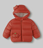 巴拉巴拉童装儿童羽绒服宝宝男女童2025冬装新款婴儿外套保暖上衣泡芙羽绒 红色小南瓜61003-白鸭绒 120 （充绒量106g 适合5-6岁） 实拍图